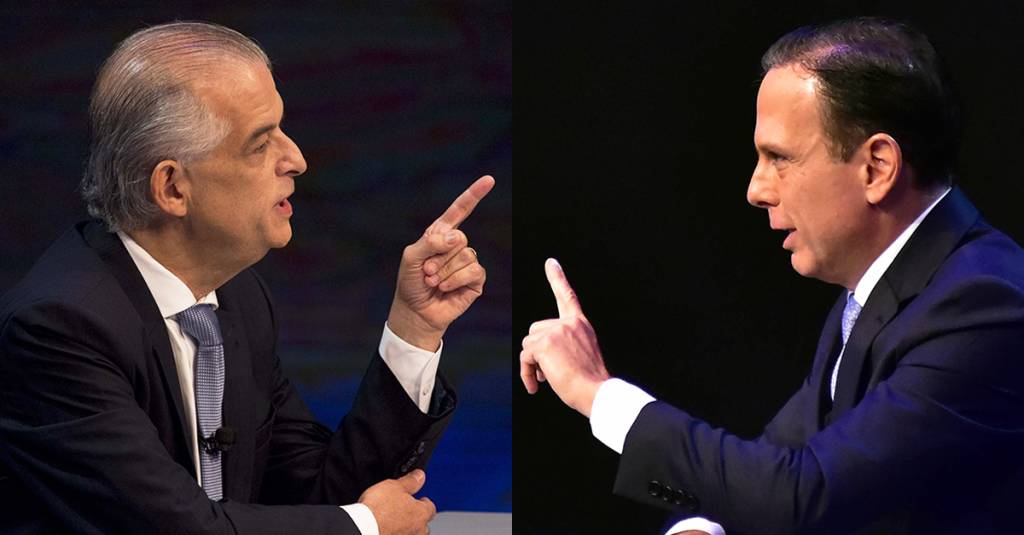 Na Band, França e Doria fazem debate de acusações e ataques pessoais