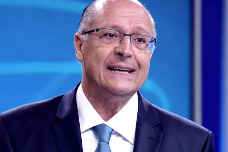 Geraldo Alckmin (PSDB), candidato à Presidência da República, durante debate entre presidenciáveis na TV Globo - 04/10/2018