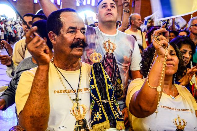Movimentação de fiéis no santuário de Nossa Senhora de Aparecida durante as celebrações do dia da padroeira do Brasil - 12/10/2018 Movimentação de fiéis no santuário de Nossa Senhora de Aparecida durante as celebrações do dia da padroeira do Brasil - 12/10/2018