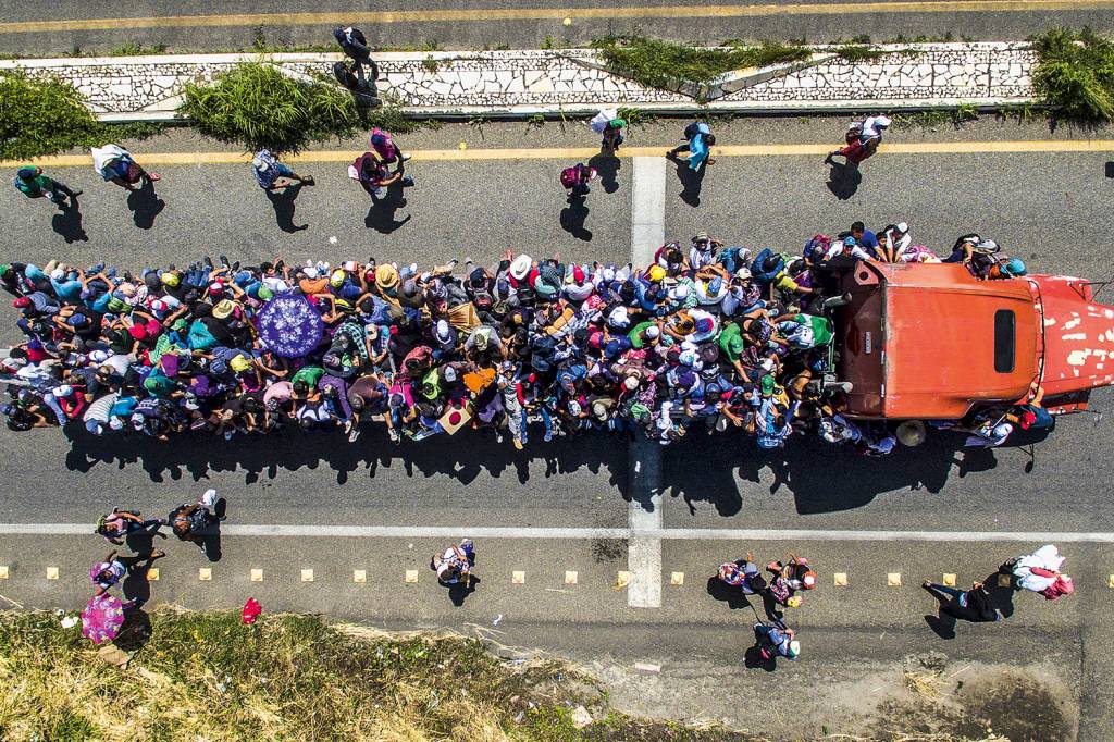 Caravana de imigrantes hondurenhos Caravana de imigrantes hondurenhos