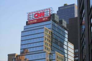 Prédio da cede da emissora CNN em Nova York