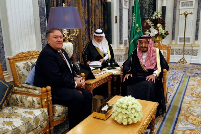 Mike Pompeo Arábia Saudita