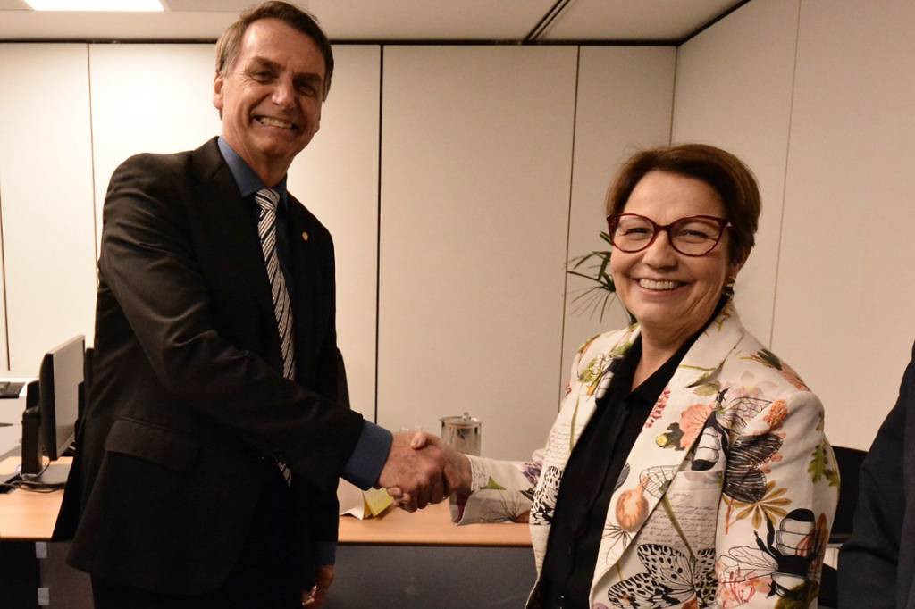 Tereza Cristina diz que estuda ida do Incra e pesca para a Agricultura