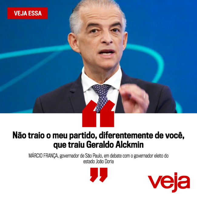 Márcio França VEJA Essa Márcio França VEJA Essa