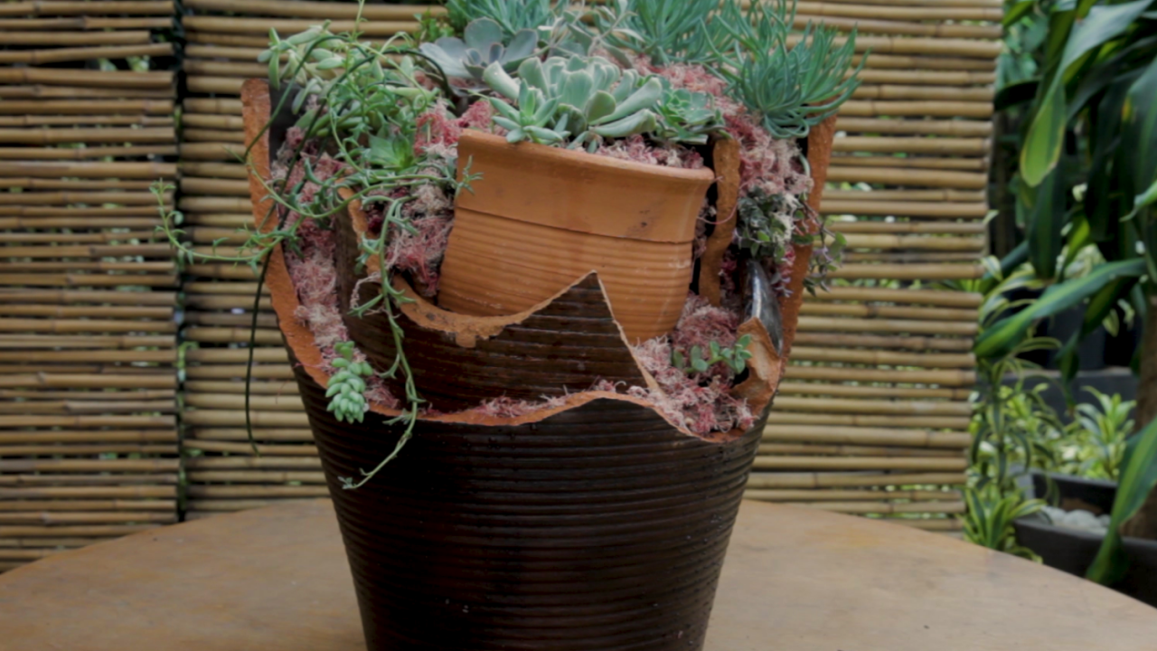 Vaso reconstruído - Jardineiro Casual