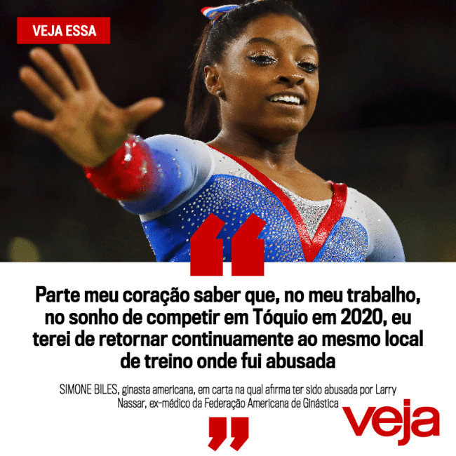 Simone Biles VEJA Essa Simone Biles VEJA Essa