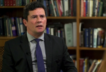 Sergio Moro em entrevista ao Fantástico