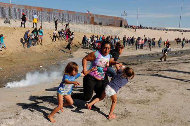 Caravana de imigrantes – Confronto Caravana de imigrantes – Confronto