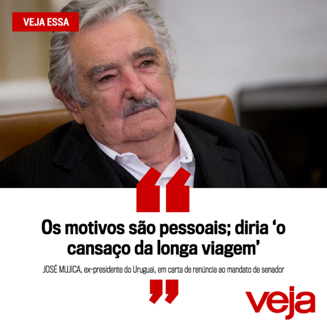 José Mujica VEJA Essa José Mujica VEJA Essa