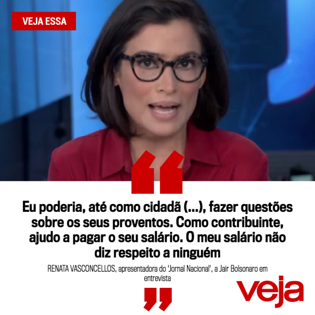 Renata Vasconcellos VEJA Essa