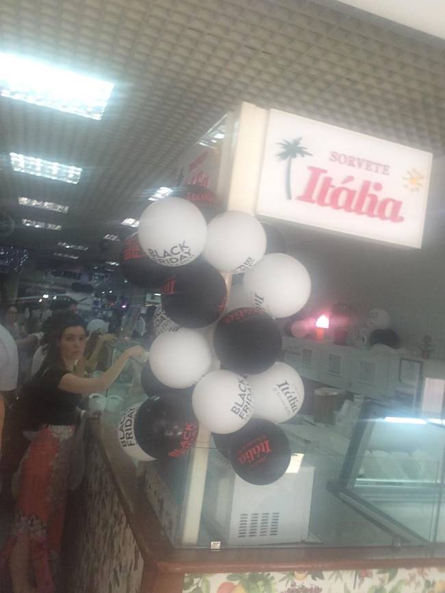 Black Friday na sorveteria Itália