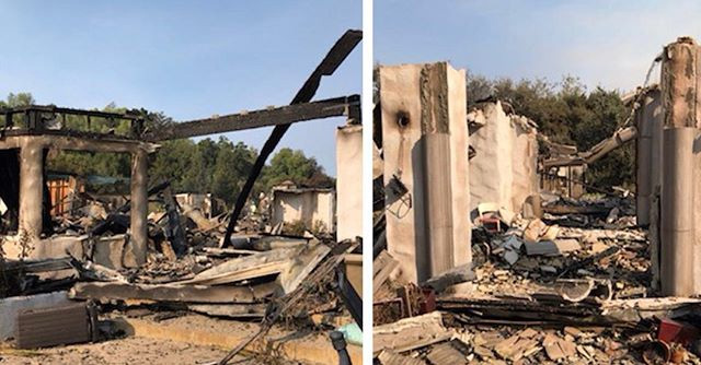 O diretor de cinema Scott Derrickson publica em seu Instagram fotos da destruição de sua casa após ser atingida pelo incêndio em Malibu, na Califórnia