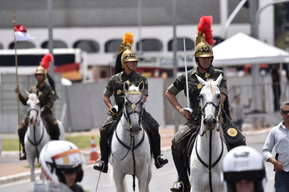 Ensaio para a posse do Presidente eleito Jair Bolsonaro em Brasília