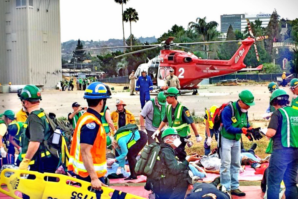 Brasileiros arriscam-se contra incêndios na Califórnia