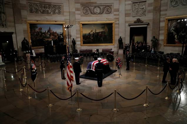 Funeral do ex-presidente americano George H. W. Bush, realizado na rotunda do Capitólio dos Estados Unidos, em Washington - 03/12/2018 Funeral do ex-presidente americano George H. W. Bush, realizado na rotunda do Capitólio dos Estados Unidos, em Washington - 03/12/2018