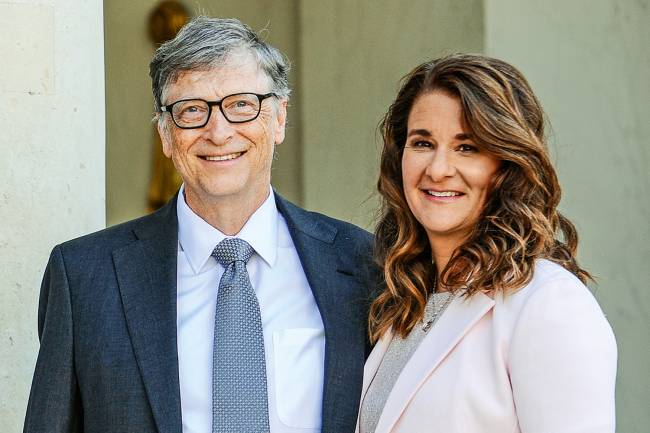 MÃOS-ABERTAS - Bill e Melinda Gates: o casal criou fundação de 51 bilhões de dólares