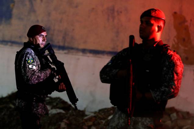 Oficiais da Força Nacional de Segurança Pública patrulham o bairro de Pajuçara em Fortaleza, Ceará - 07/01/2019 Oficiais da Força Nacional de Segurança Pública patrulham o bairro de Pajuçara em Fortaleza, Ceará - 07/01/2019