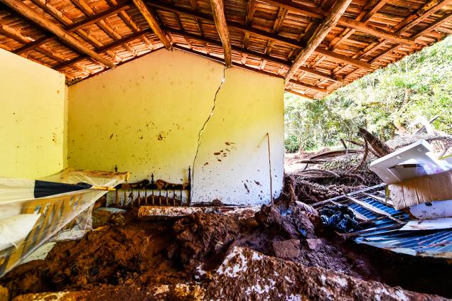 Lama invade residência após rompimento de barragem nos arredores da Mina Córrego do Feijão, próximo da cidade de Brumadinho (MG) - 27/01/2019 Lama invade residência após rompimento de barragem nos arredores da Mina Córrego do Feijão, próximo da cidade de Brumadinho (MG) - 27/01/2019