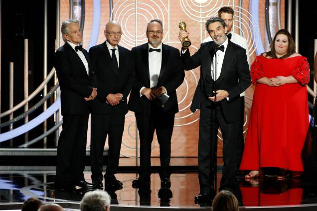 "The Kominsky method" ganha prêmio na categoria de melhor série de comédia ou musical, durante a cerimônia do Globo de Ouro - 07/01/2019 "The Kominsky method" ganha prêmio na categoria de melhor série de comédia ou musical, durante a cerimônia do Globo de Ouro - 07/01/2019