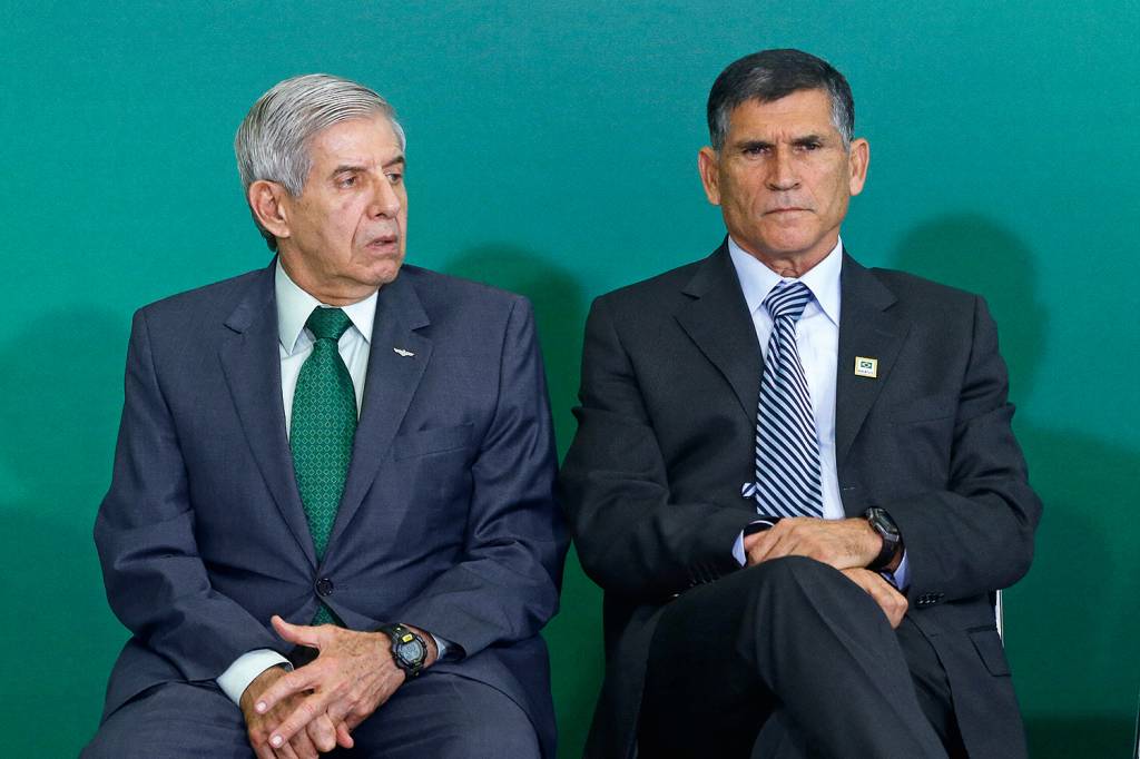 Augusto Heleno e Santos Cruz Augusto Heleno e Santos Cruz