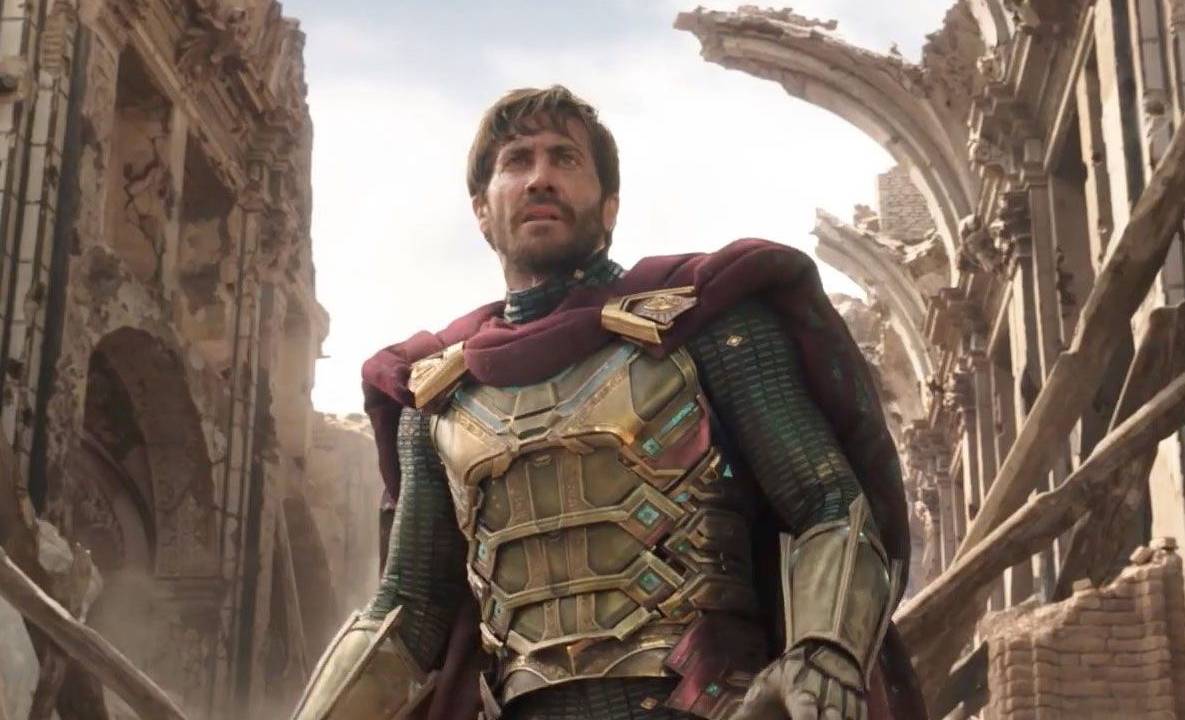 Jake Gyllenhaal como Mystério em 'Homem-Aranha: Longe de Casa'