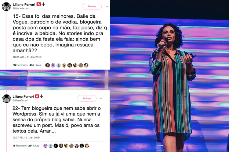 Liliane Ferrari expôs algumas verdades inconvenientes sobre influenciadores digitais