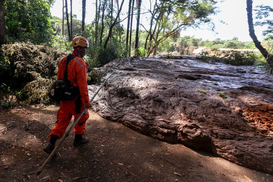 Rompimento de barragem da mineradora Vale em Brumadinho, na Grande Belo Horizonte - 25/01/2019