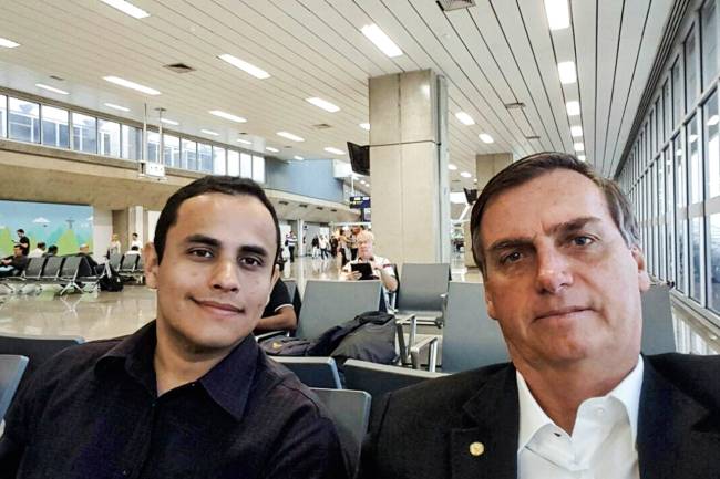 Tomaz e Jair Bolsonaro