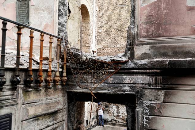 Museu Nacional é reaberto para a imprensa cinco meses após incêndio atingir o prédio - 12/02/2019 Museu Nacional é reaberto para a imprensa cinco meses após incêndio atingir o prédio - 12/02/2019