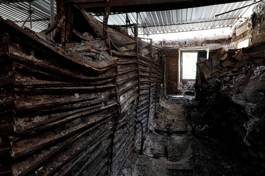 Sala do Museu Nacional, queimada - 12/02/2019 Sala do Museu Nacional, queimada - 12/02/2019