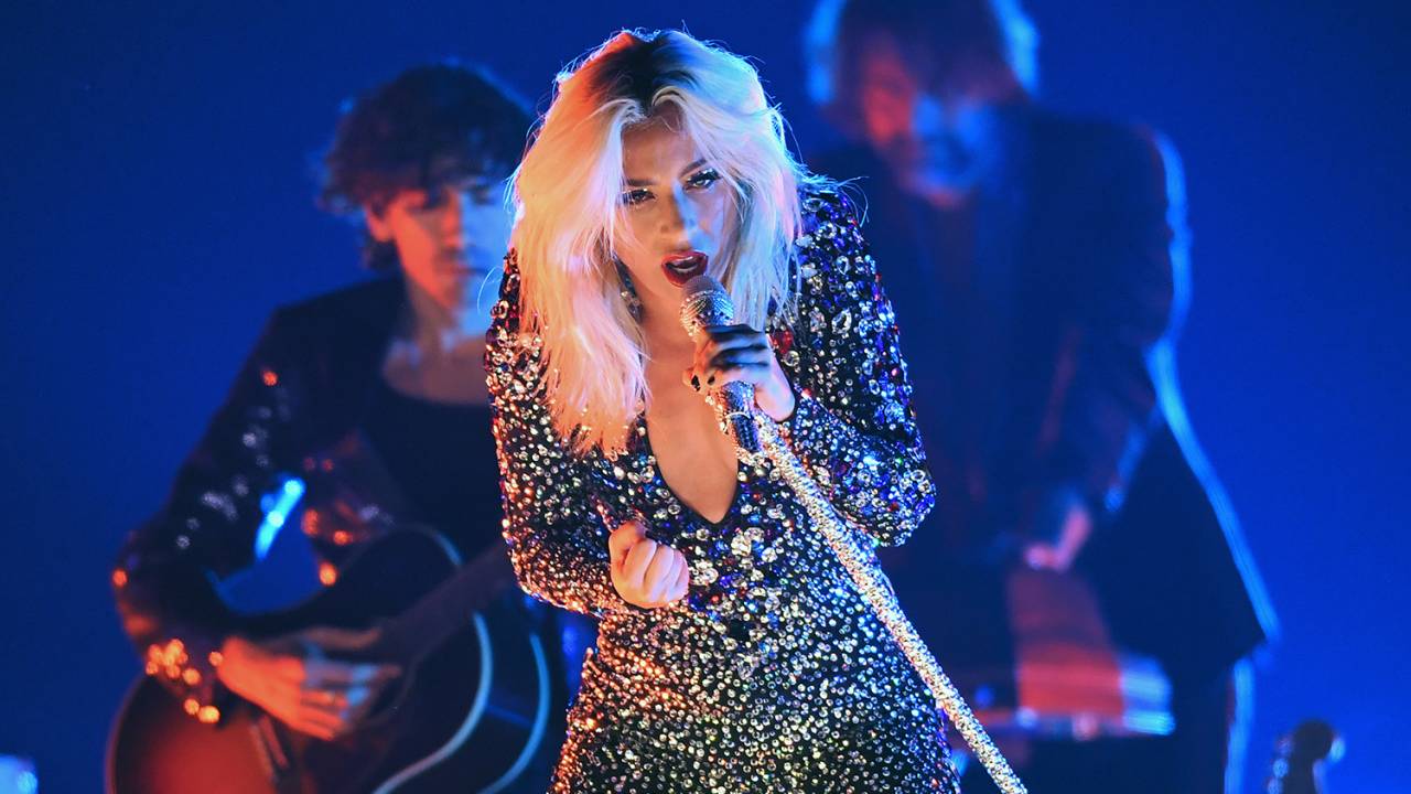 A cantora Lady Gaga se apresenta durante cerimônia de premiação do Grammy, em Los Angeles - 10/02/2019