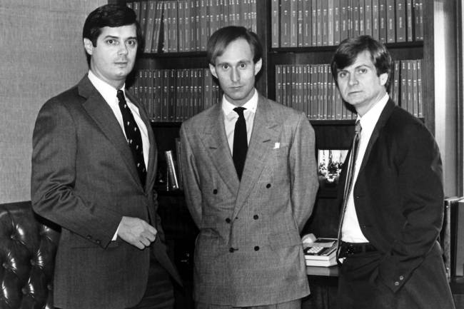 Paul Manafort, Roger Stone e Lee Atwate