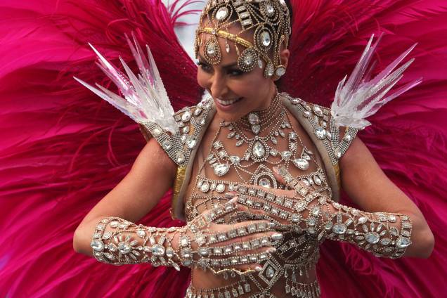Sabrina Sato, rainha de bateria da Gaviões da Fiel, desfila durante a segunda noite de carnaval em São Paulo - 03/03/2019 Sabrina Sato, rainha de bateria da Gaviões da Fiel, desfila durante a segunda noite de carnaval em São Paulo - 03/03/2019