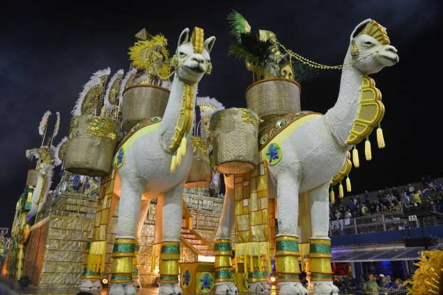 Desfile da escola de samba Unidos de Vila Maria homenageia o Peru no sambódromo do Anhembi, no bairro de Santana, na zona norte de São Paulo - 03/03/2019 Desfile da escola de samba Unidos de Vila Maria homenageia o Peru no sambódromo do Anhembi, no bairro de Santana, na zona norte de São Paulo - 03/03/2019