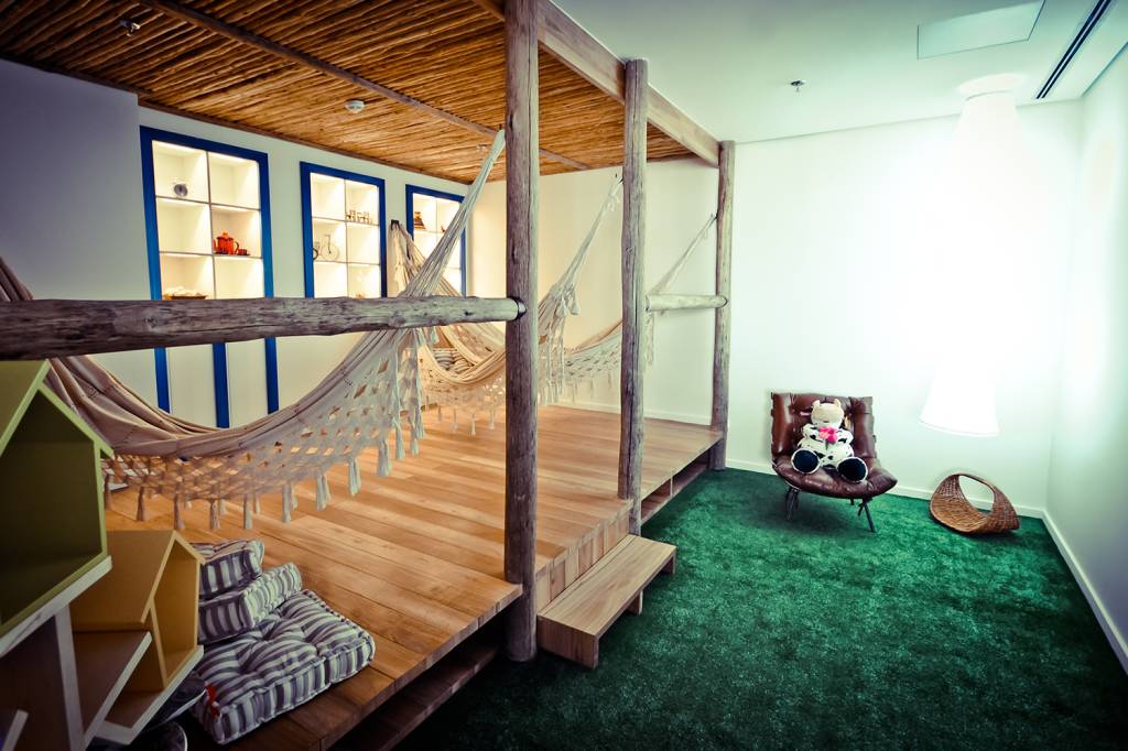Sala com rede no escrit&oacute;rio do Google, em S&atilde;o Paulo