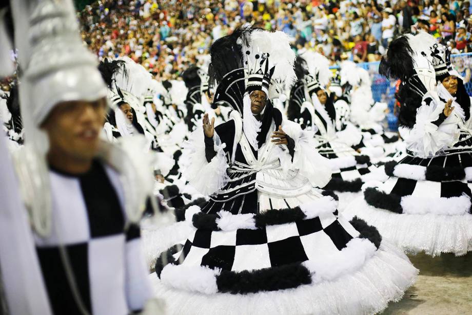 Com o enredo 'Quem nunca...? Que atire a primeira pedra', a escola de samba Acadêmicos do Grande Rio desfila no Sambódromo da Marquês de Sapucaí - 04/03/2019