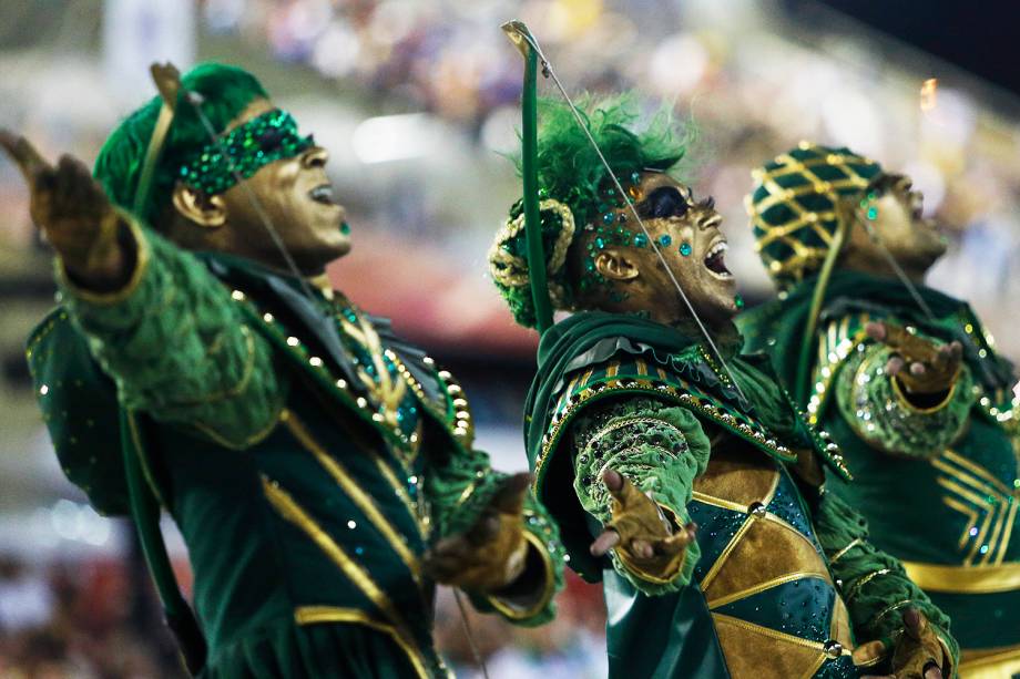 A escola de samba Imperatriz Leopoldinense é a sexta a desfilar no Sambódromo da Marquês de Sapucaí - 04/03/2019