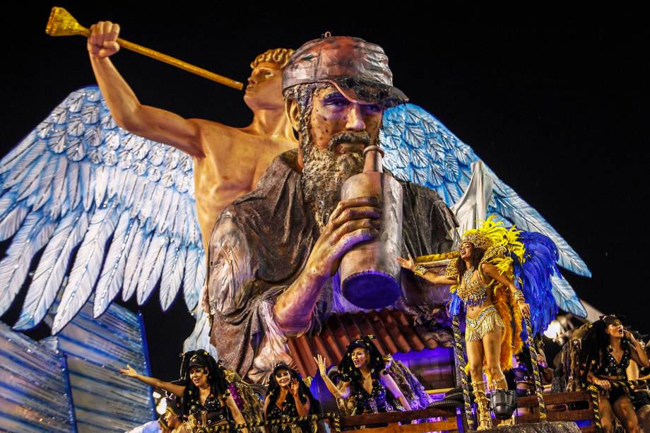 Desfile da escola de samba Águia de Ouro, no Sambódromo do Anhembi, em São Paulo (SP), válida pelo Grupo Especial do Carnaval - 02/03/2019