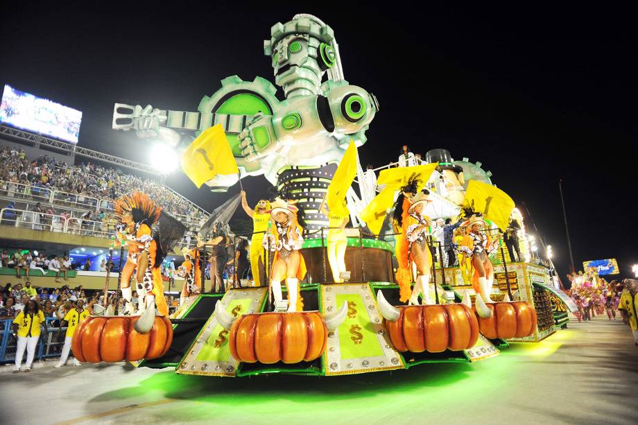 Com o enredo 'E o samba sambou', a escola de samba São Clemente desfila no Sambódromo da Marquês de Sapucaí - 04/03/2019