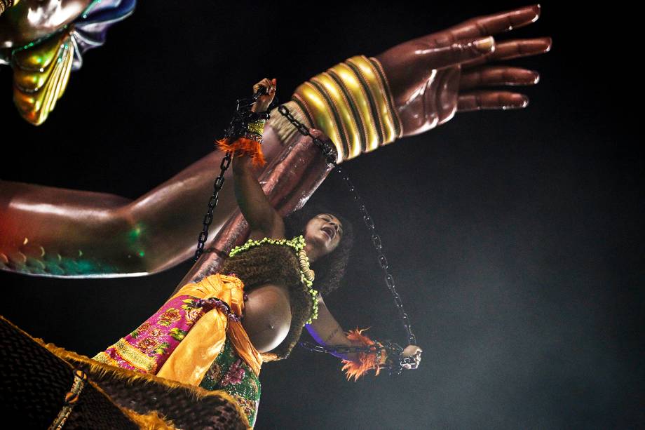A escola de samba Mancha Verde é a terceira a desfilar no Sambódromo do Anhembi, em São Paulo (SP) - 02/03/2019 A escola de samba Mancha Verde é a terceira a desfilar no Sambódromo do Anhembi, em São Paulo (SP) - 02/03/2019