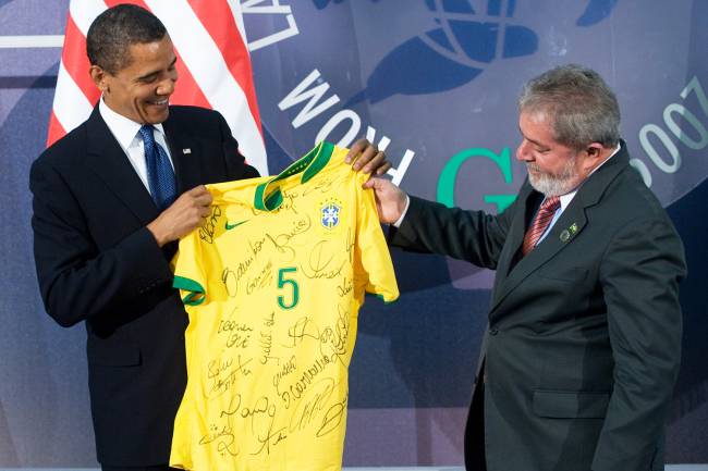 Barack Obama e Lula Lula seleção