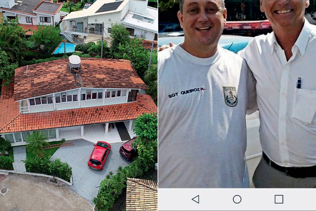 Casa de Ronnie Lessa e Élcio Queiroz com Jair Bolsonaro Casa de Ronnie Lessa e Élcio Queiroz com Jair Bolsonaro