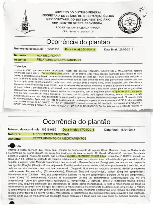 Ocorrência de plantão