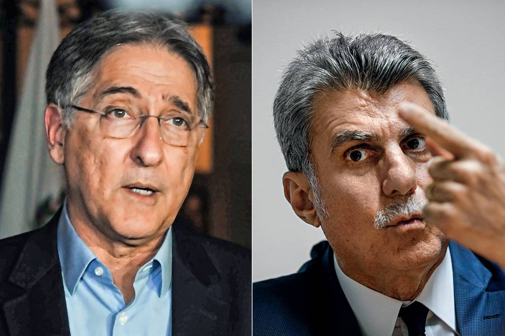 Fernando Pimentel e Romero Jucá Fernando Pimentel e Romero Jucá