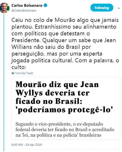 Tweets Carlos Bolsonaro Tweets Carlos Bolsonaro