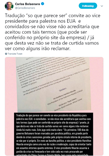 Tweets Carlos Bolsonaro Tweets Carlos Bolsonaro