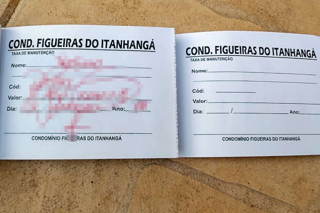 Talonário de cobrança Talonário de cobrança