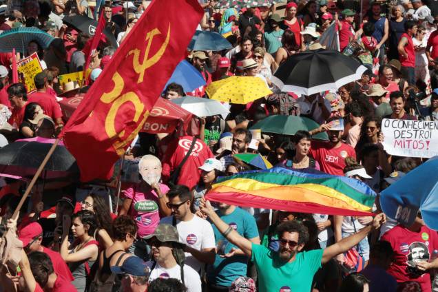 Manifestação contra a reforma da previdência e os cortes na educação na Esplanada dos Ministérios, setor central de Brasília. - 30/05/2019 Manifestação contra a reforma da previdência e os cortes na educação na Esplanada dos Ministérios, setor central de Brasília. - 30/05/2019