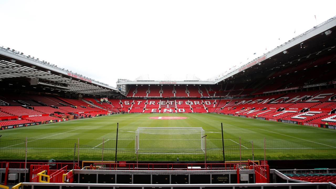 Estádio Old Trafford, em Manchester.