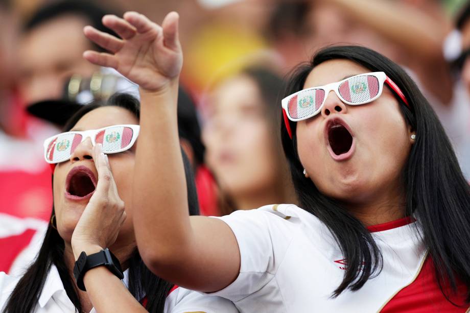 Torcedores marcam presença na Arena Corinthians, antes de partida entre Brasil e Peru, válida pelo grupo A da Copa América - 22/06/2019